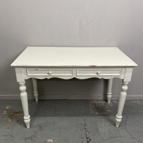 French Provincial Desk with 2 Drawers