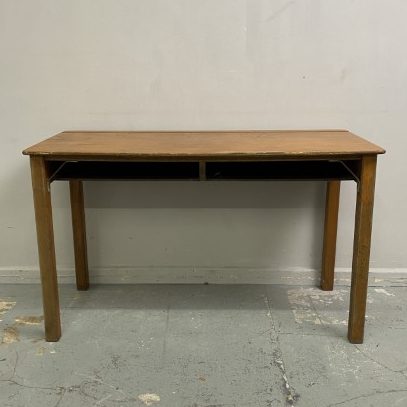 Vintage Timber School Desk