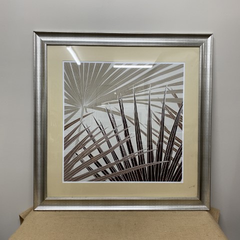 Large (101cm square) Framed Palm Wall Art