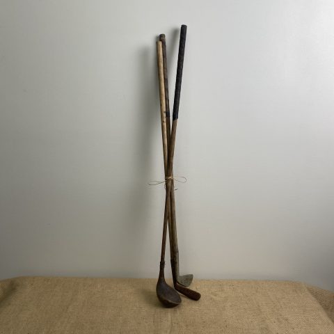 Set of 3 Vintage Golf Clubs