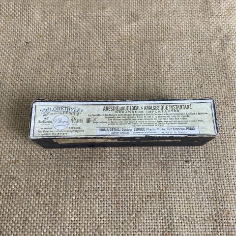 Vintage French Anesthesique 'Clorethyle' in Original Box