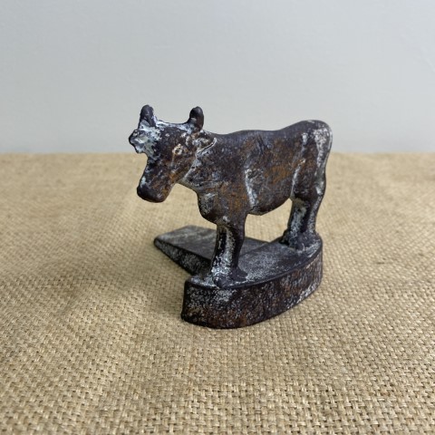Cast Iron Cow Doorstop
