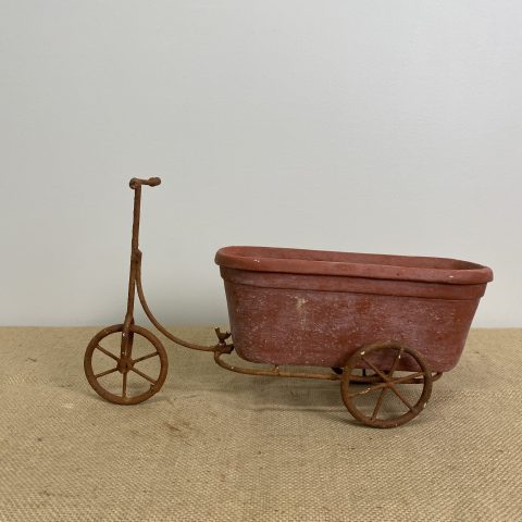 Rustic Bicycle Planter