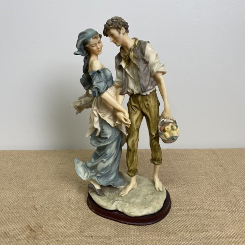 Vintage Reproduction Giuseppe Armani Sculpture "Encountering"