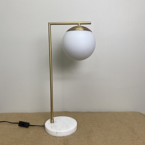 Marble Base Art Deco Style Bedside Lamp