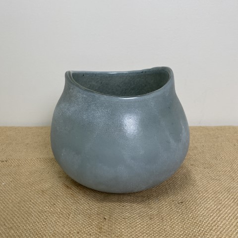 Grey Glass Vase