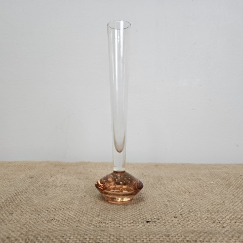 Vintage Medium Bubble Glass MCM Vase