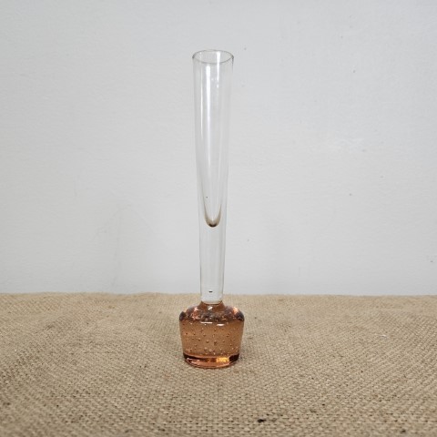 Vintage Medium Bubble Glass MCM Vase