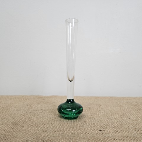 Vintage Medium Bubble Glass MCM Vase