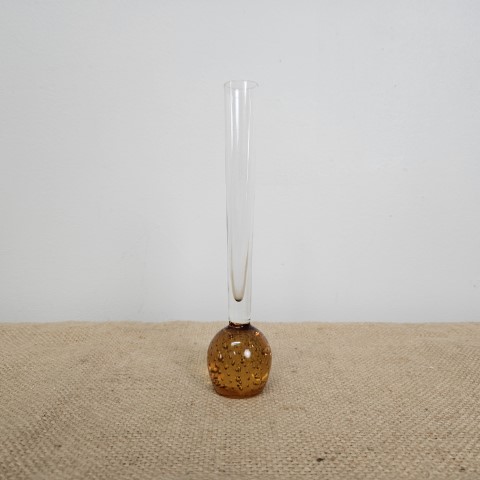 Vintage Medium Bubble Glass MCM Vase