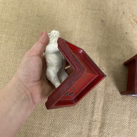 Pair Of Cast Iron Bulldog Bookends - $65