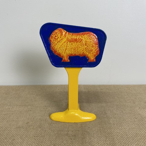 Cast Iron "Golden Fleece" Door Stop - $45