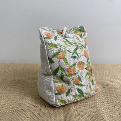 Amalfi Orange Tree Fabric Doorstop