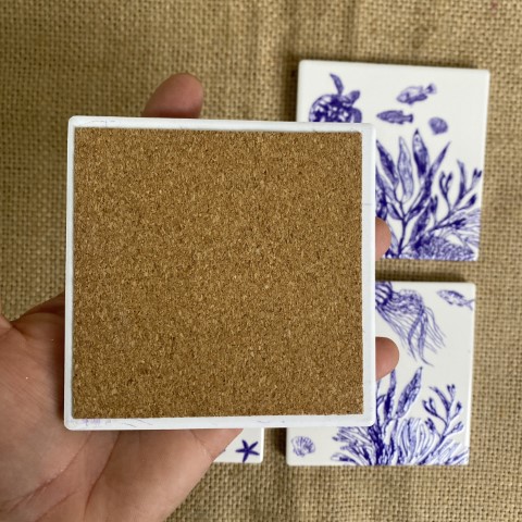 Set of 4 Underwater Coasters