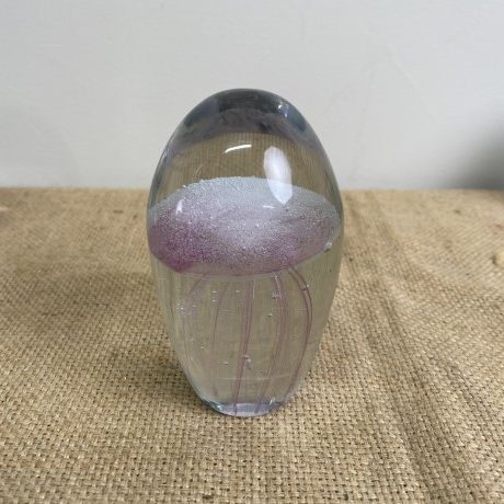 Light Pink Jellyfish Paperweight
