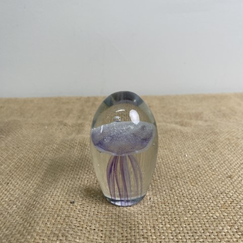 Mini Lilac Jellyfish Paperweight