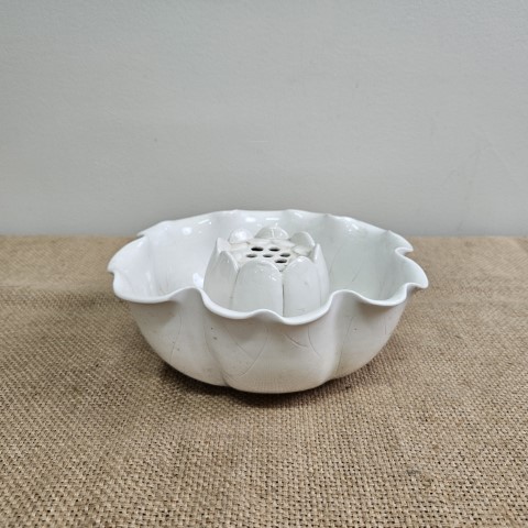 Vintage Flower Frog Vase Set