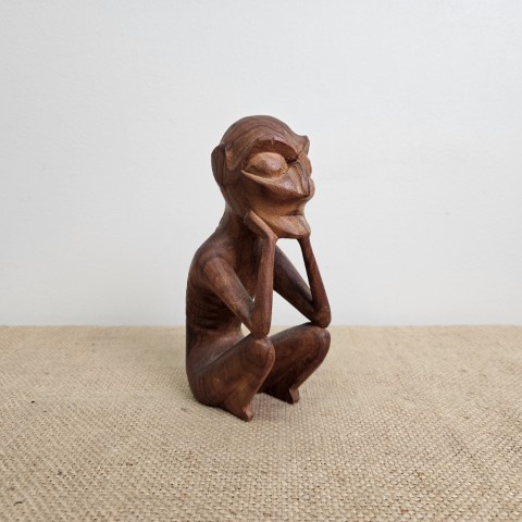 Vintage Carved Tribal Figurine