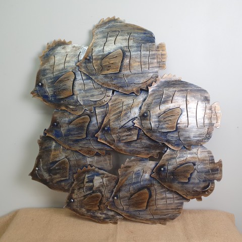 Iron Fish Handcrafted Wall Art