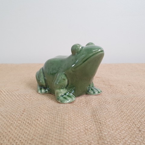 Ceramic Green Frog
