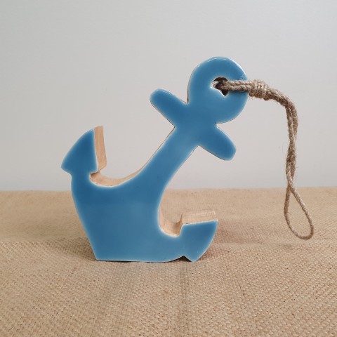 Decorative Blue Anchor