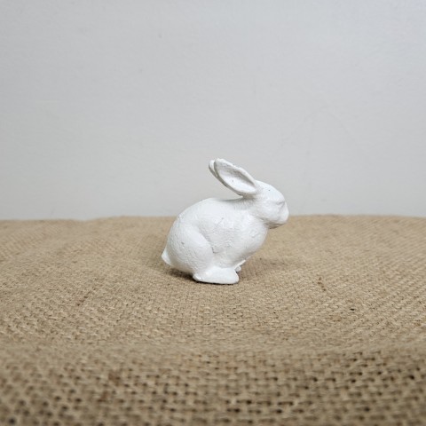 White Cast Iron Rabbit