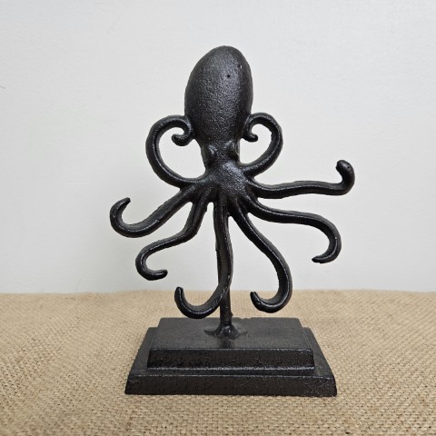 Cast Iron Octopus on Stand