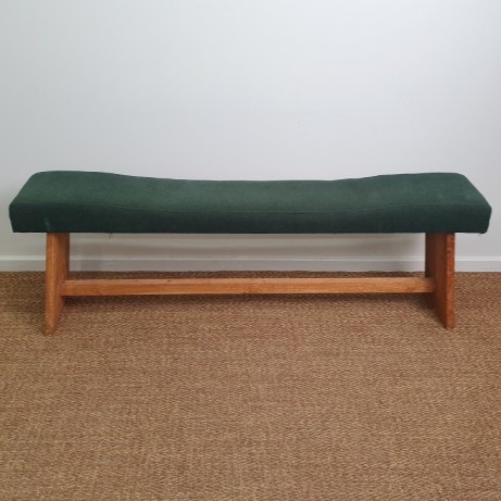 Green Upholstered Bench Seat