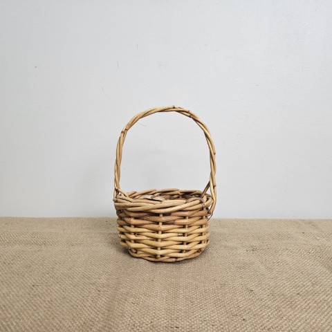 Mini Vintage Cane Basket