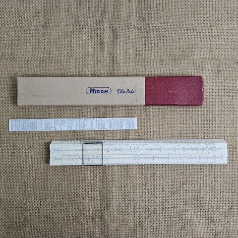 Vintage Ricoh Slide Rule in Box