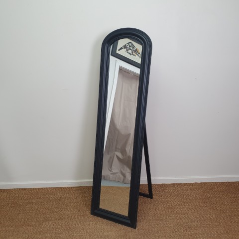 Black Full Length Cheval Mirror