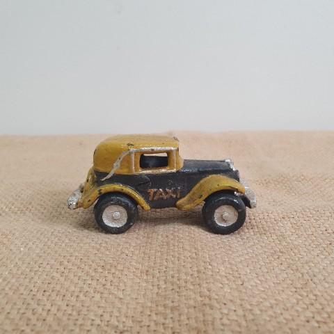 Cast Iron Toy Taxi