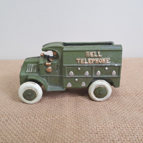 Cast Iron 'Bell Telephone' Toy Truck
