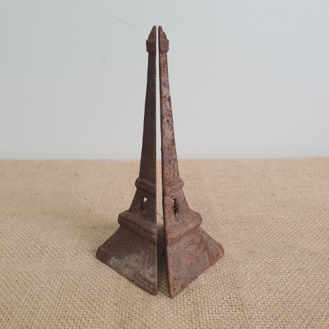 Cast Iron Eiffel Tower Bookends