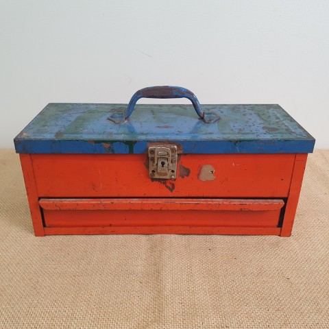 Vintage Metal Toolbox
