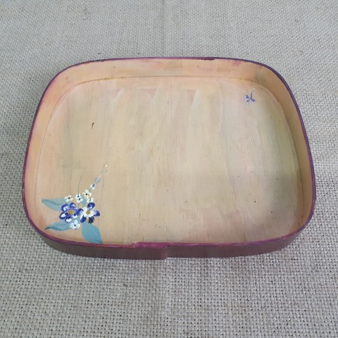 Hand-Painted Folk Art Box