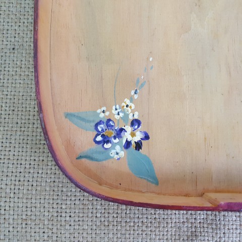 Hand-Painted Folk Art Box