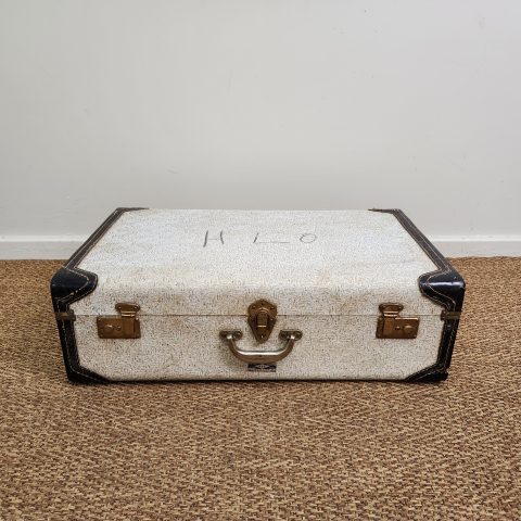 Vintage Leather Suitcase