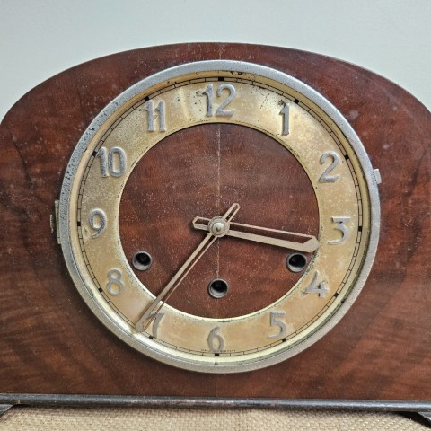 Vintage German Art Deco Mantel Clock