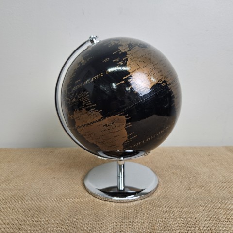 Modern World Globe -Bronze