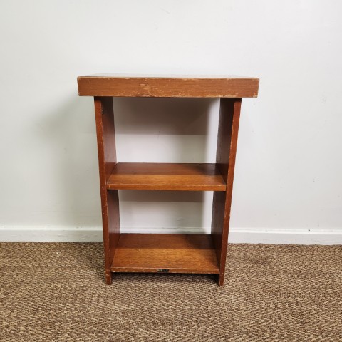 Small Handmade Wooden 2 Shelf Unit