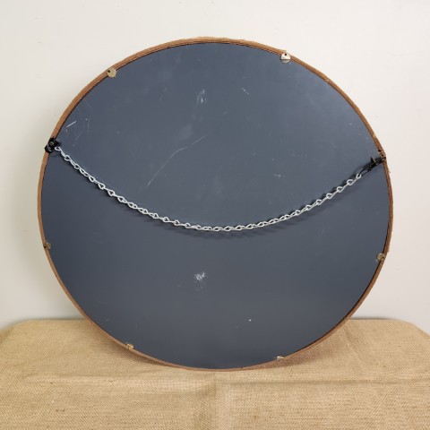 Round Mirror with Shelf
