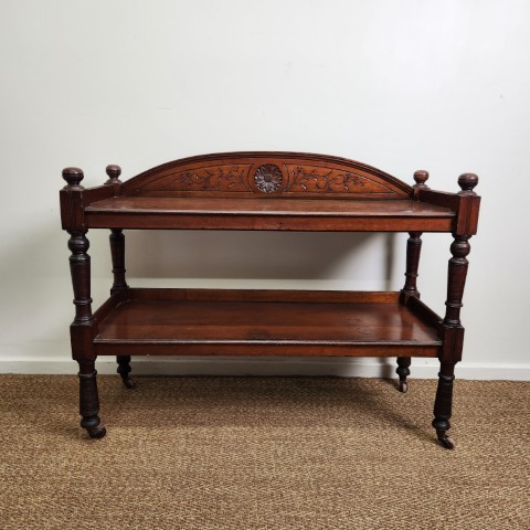 Edwardian Style 2 Tier Servery or Display Shelves