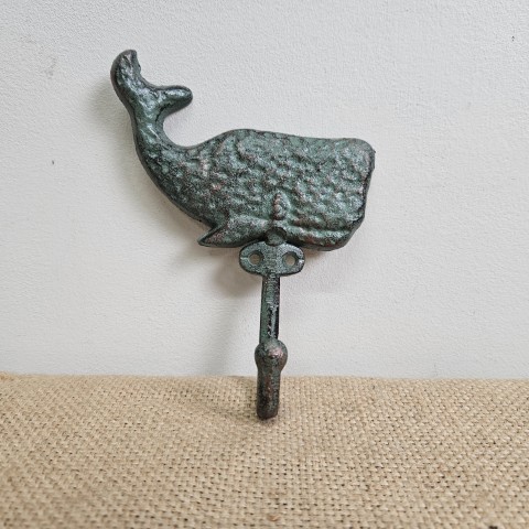 Cast Iron Whale Hook