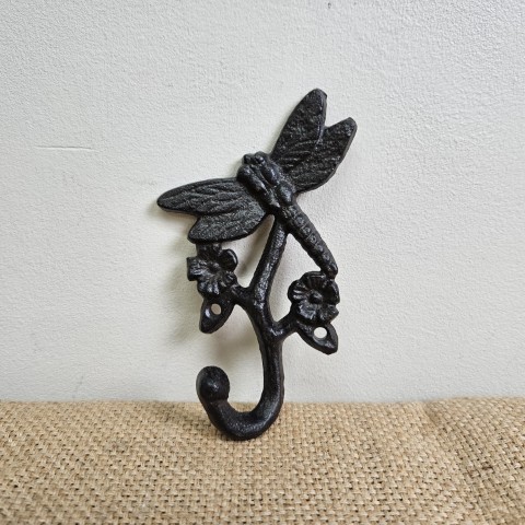 Cast Iron Dragonfly Hook