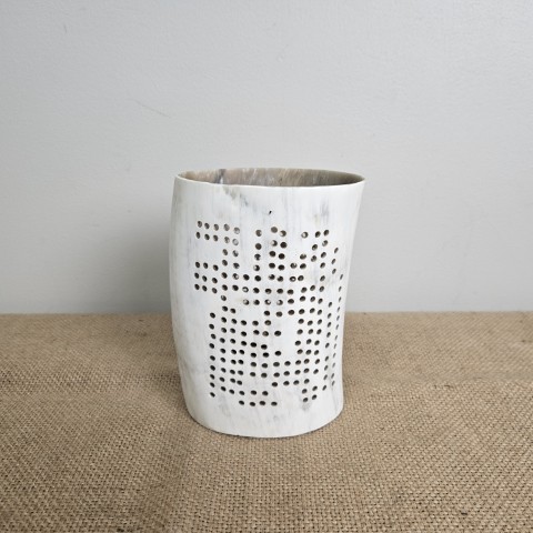 Modern Lantern with Circular Motifs