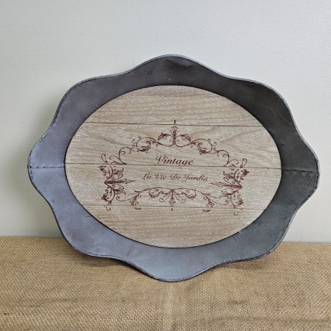 'One World' Brand Vintage Style Serving Tray