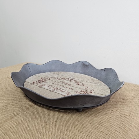 'One World' Brand Vintage Style Serving Tray