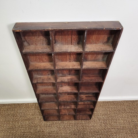 Vintage Timber Display Shelves