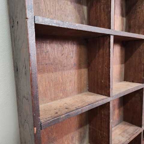 Vintage Timber Display Shelves
